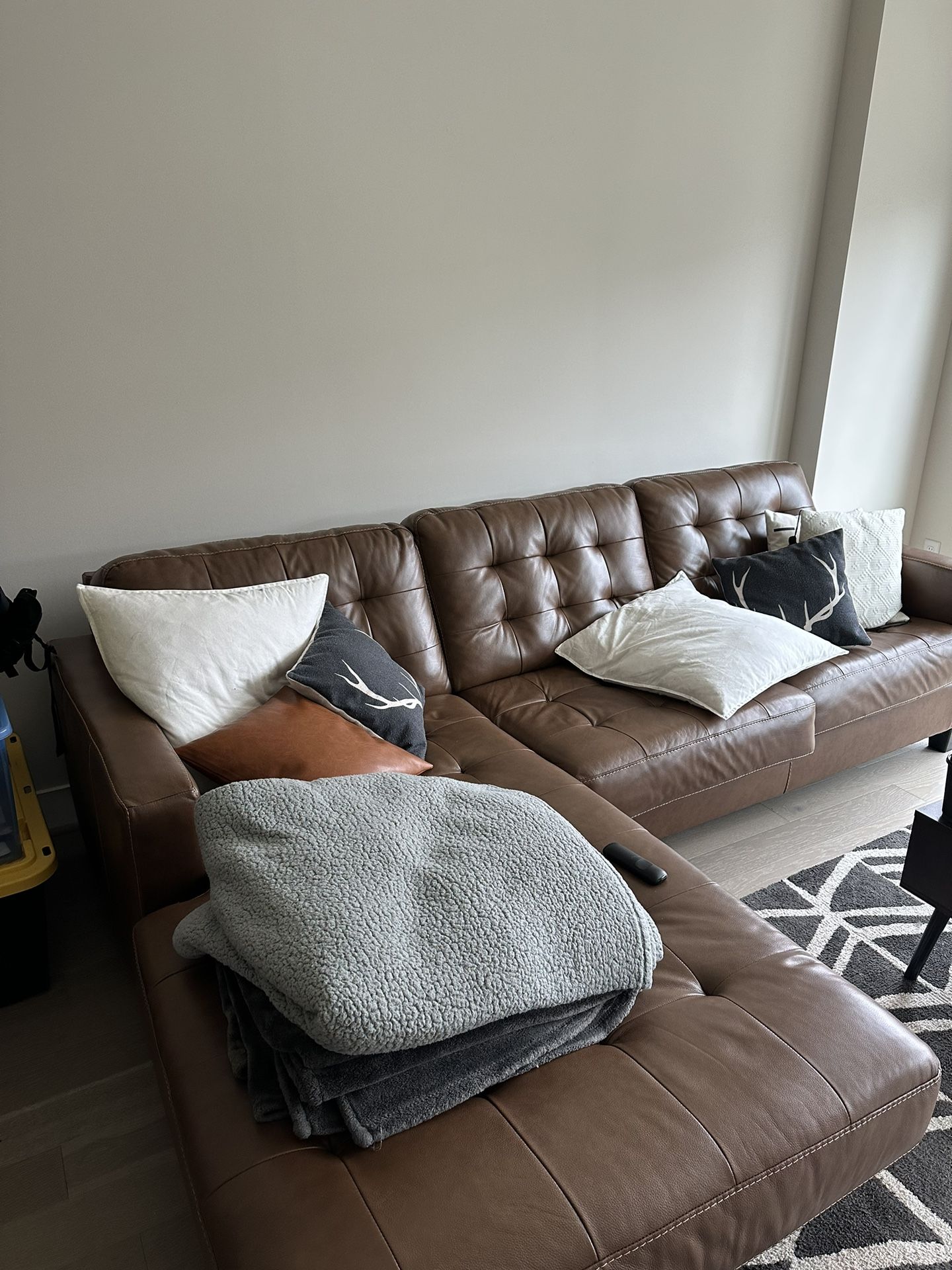 Custom Leather Couch