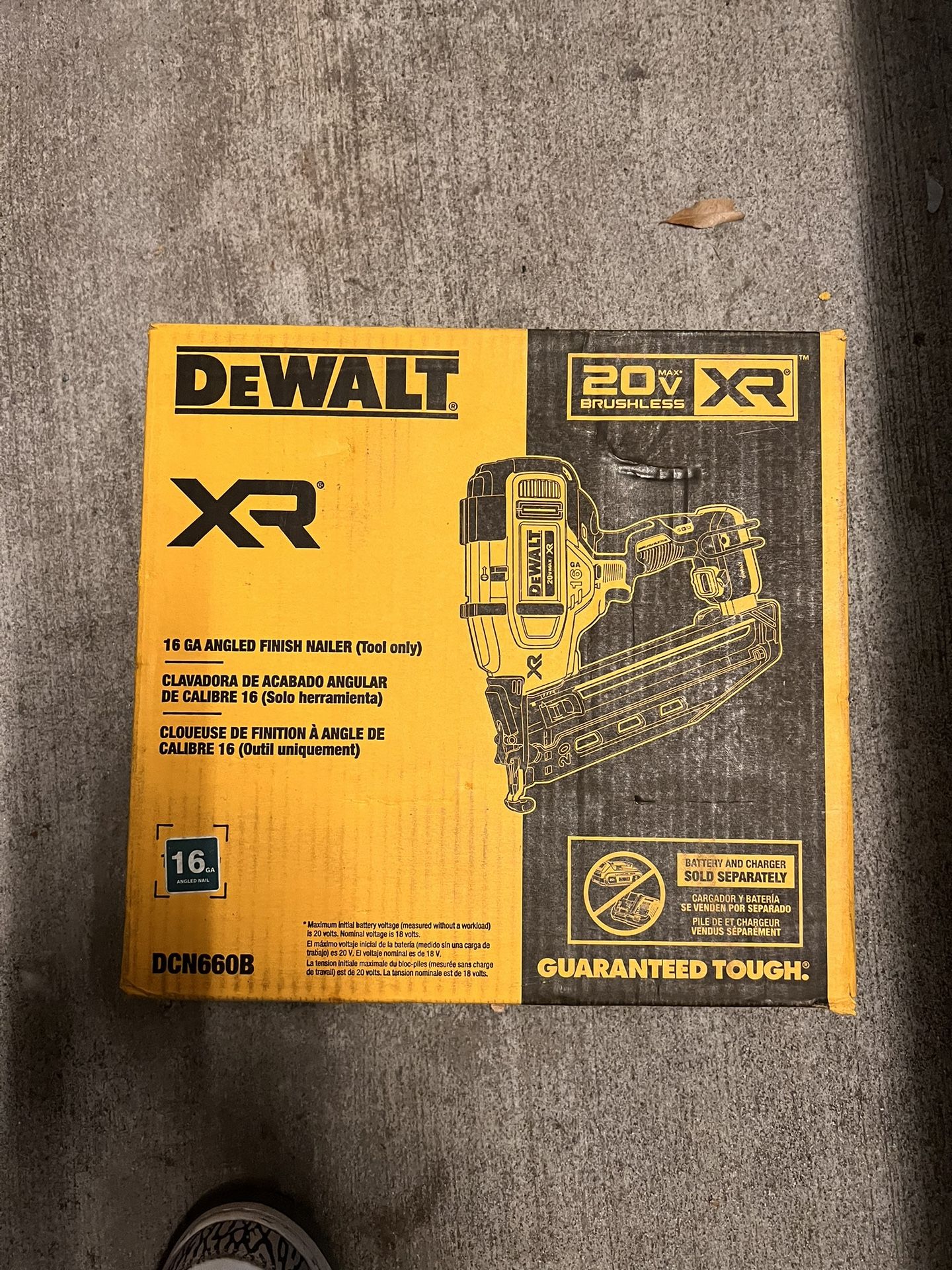 Dewalt 16g Nail Gun 20v 