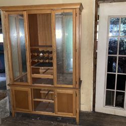 VTG Wooden China Cabinet