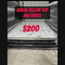 Queen Pillow Top Mattress 
