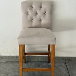 Tufted Counter Stool Chair
