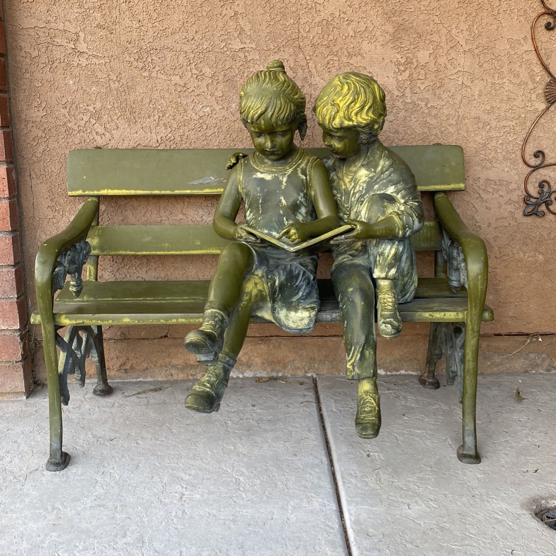 Great Bronze Bench 4 Pcs