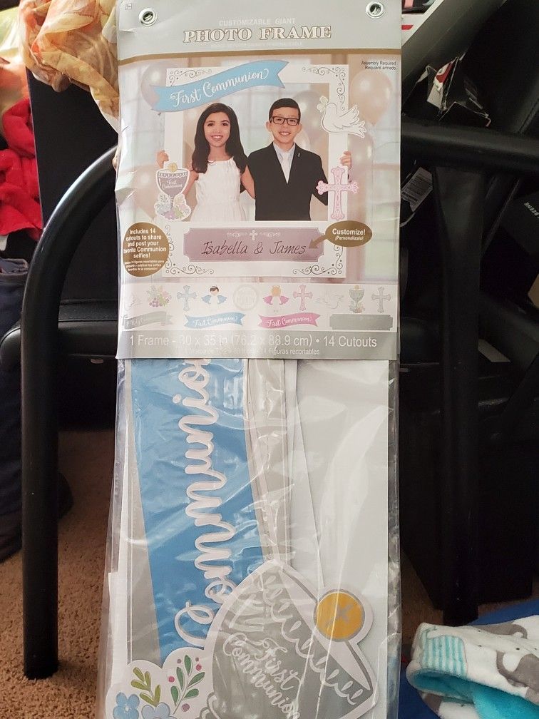 First Cummunion Photo Frame Kit