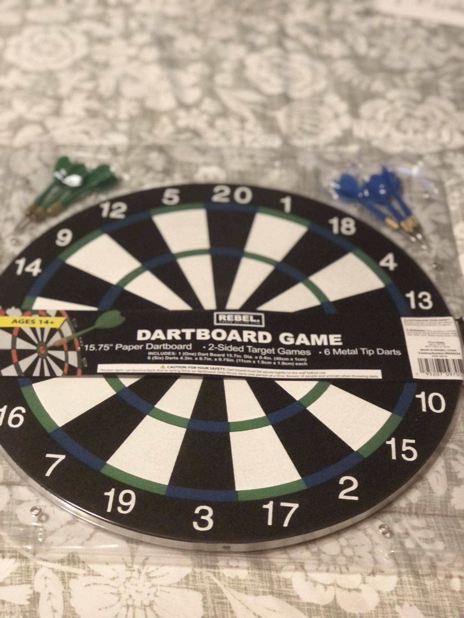 DartBoard Game 2-sided target