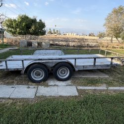 Dual Axle Utility Flatbed Trailer