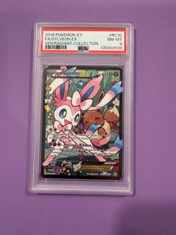 Pokemon Sylveon EX RC32 PSA 8