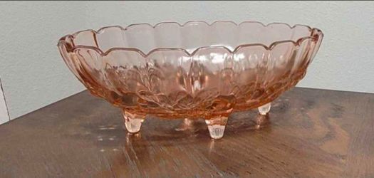 Vintage Indiana Glass Fruit & Harvest Bowl