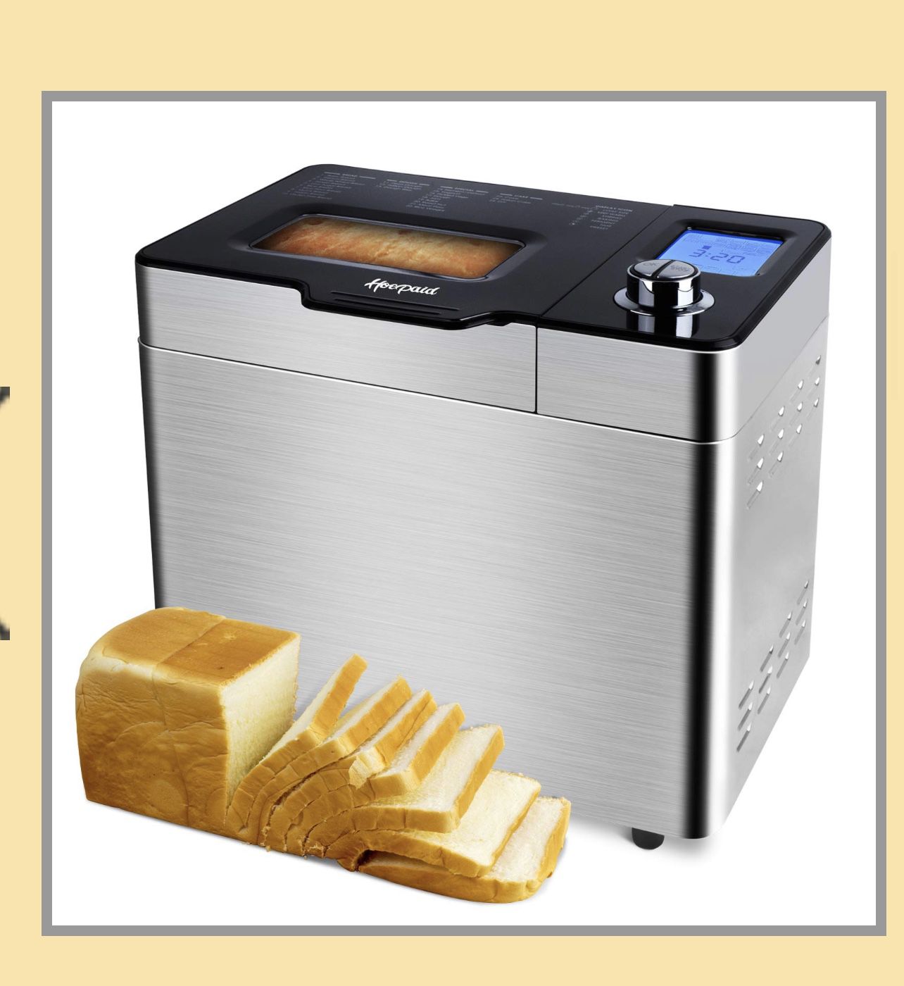 Hoepaid Bread Machine, Model HP-BK01-UL, Brand New