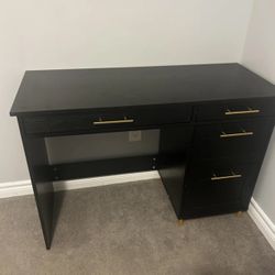 Rectangle Computer Desk, ( STILL IN BOX) Desk with Drawers, 43" Home Office Executive Desk with Drawers,