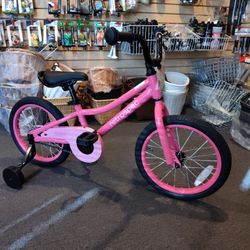 NEW RETROSPEC KODA 16 ST COTTON CANDY PINK SINGLE SPEED KIDS YOUTH GIRLS BIKE