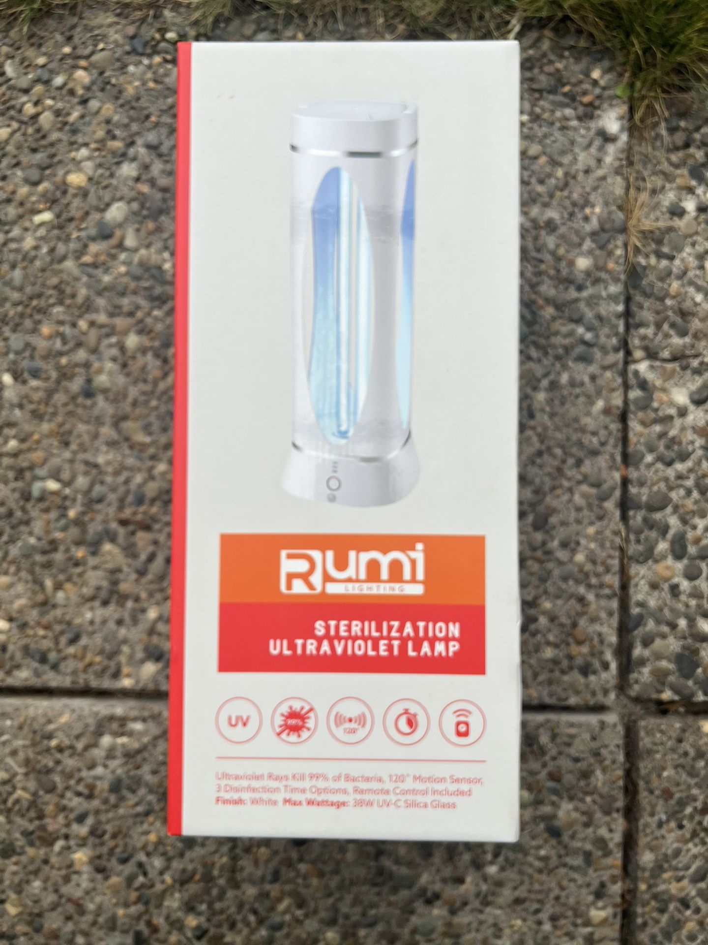 New! Never Used! Rumi Lighting Sterilization Ultraviolet Lamp