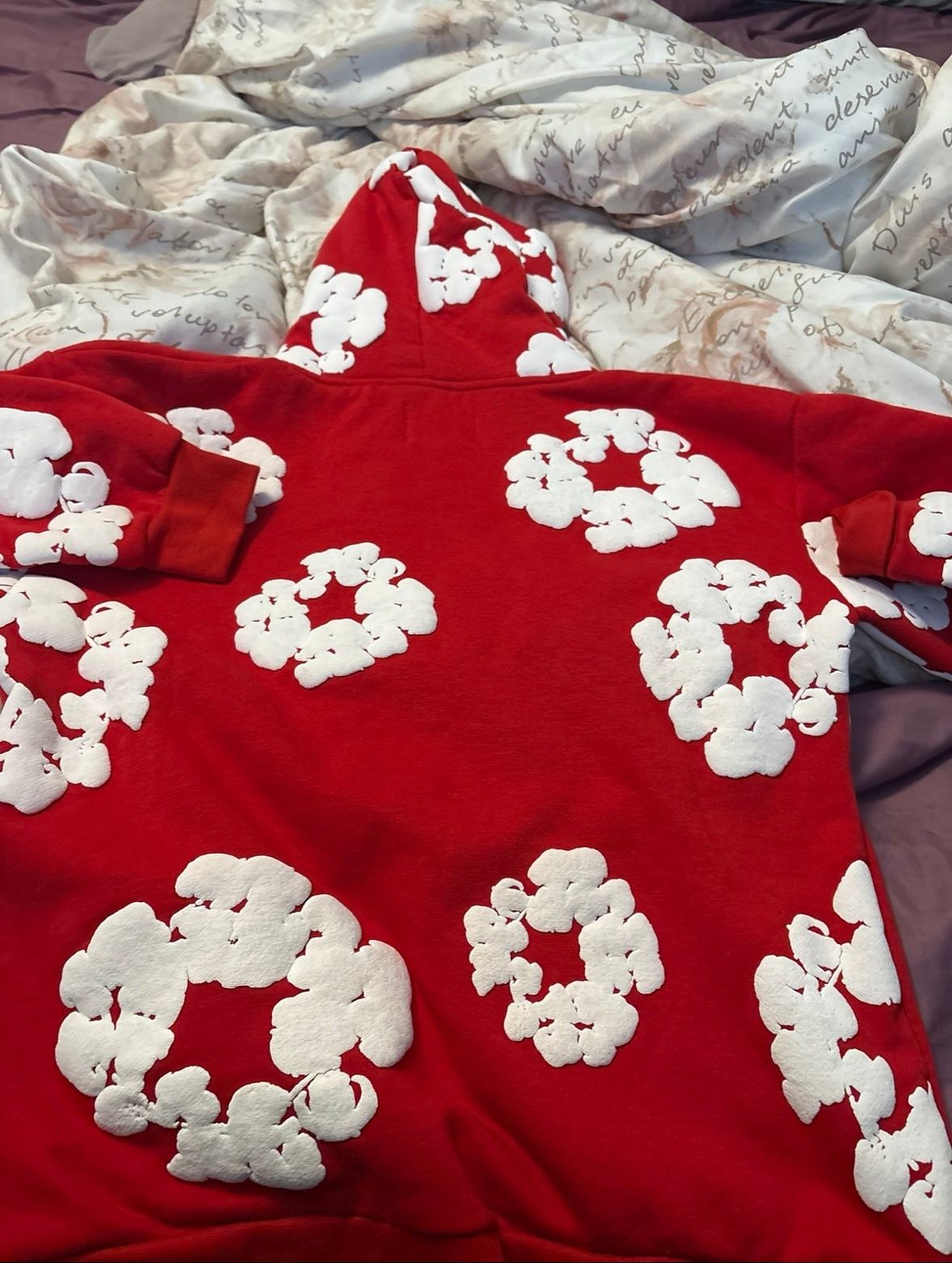 Denim Tears Red Hoodie 