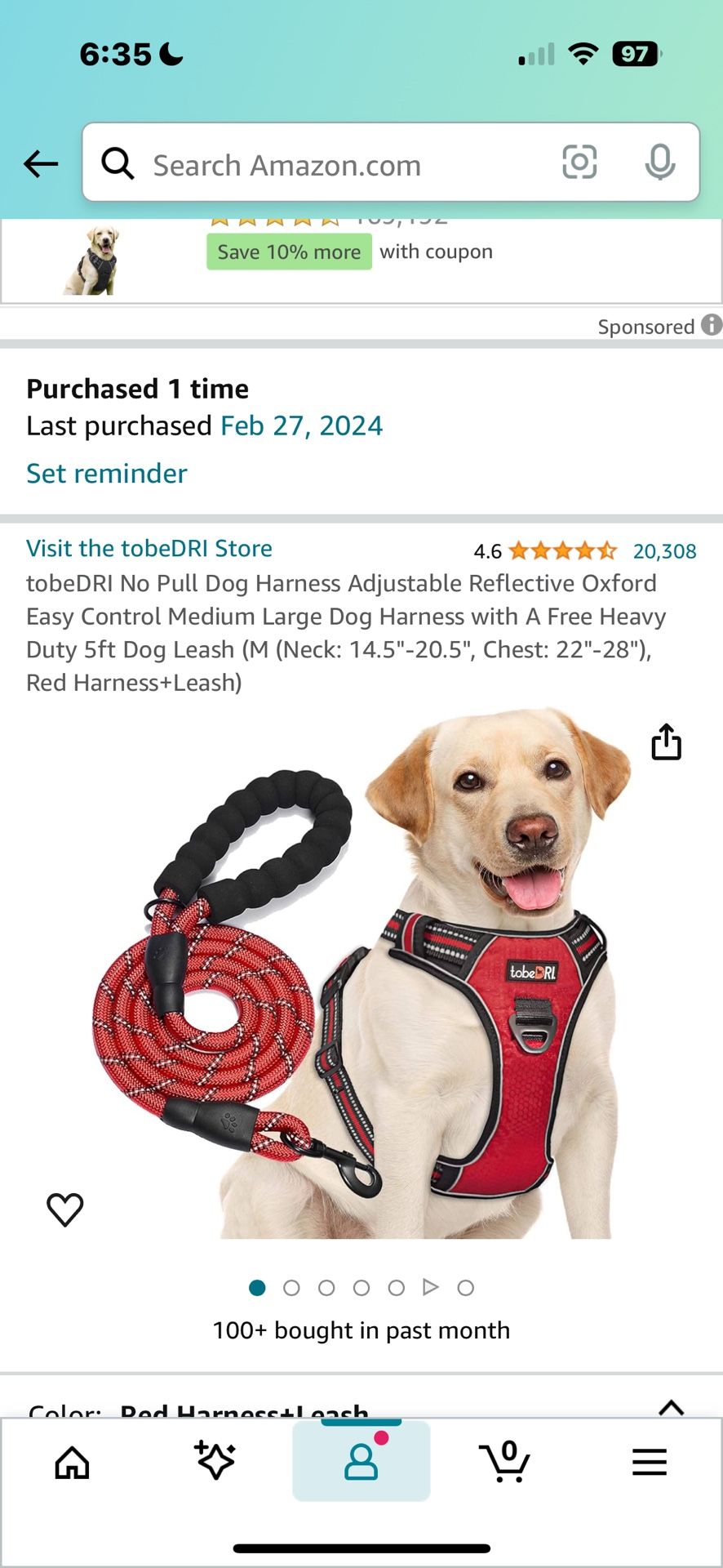 Dog Harness (L)