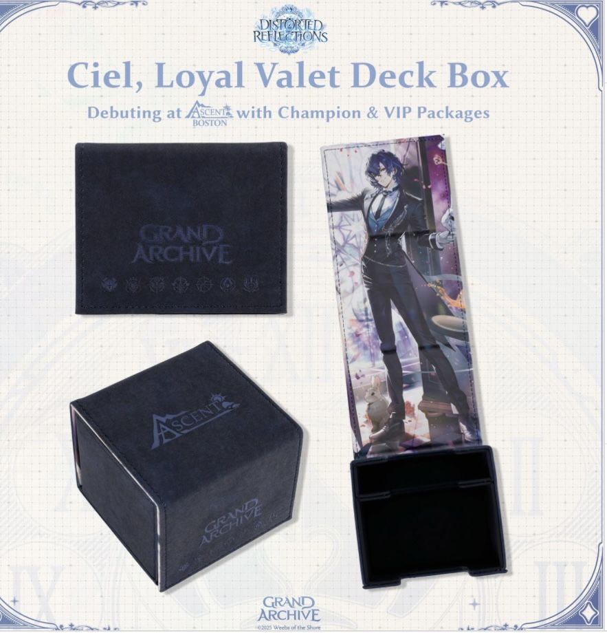 Grand Archive Ciel, Loyal Valet TCG Card Deck Box
