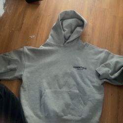 Grey Essentials hoodie 