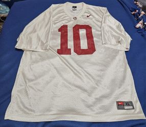 Used University of Alabama Crimson Tide White Nike Jersey, Men's XL