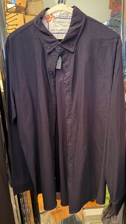 New Black Men’s Dress Shirt Size Medium