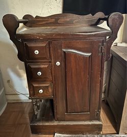 Ethan Allen dry sink cabinet