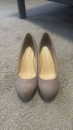 Mauve medium high heel