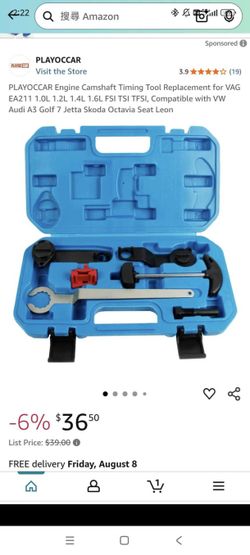 Engine Camshaft Timing Tool Replacement for VAG EA211 1.0L 1.2L 1.4L 1.6L FSI TSI TFSI, Compatible with VW Audi A3 Golf 7 Jetta Skoda Octavia