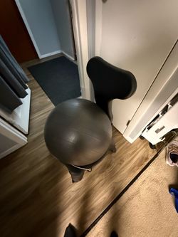 Yoga ball chair