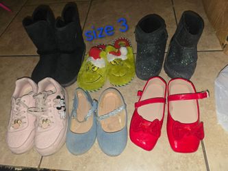 Girl shoes size 3 kid