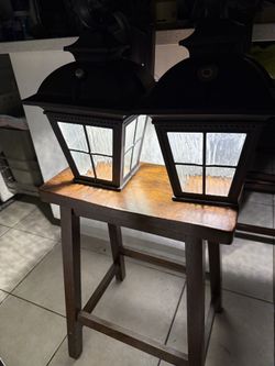 Outdoor lamps wall lantern lights with built-in photocell sensors