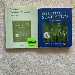 Essentials Of Statistics.  Third Edition By Mario F. Triola 