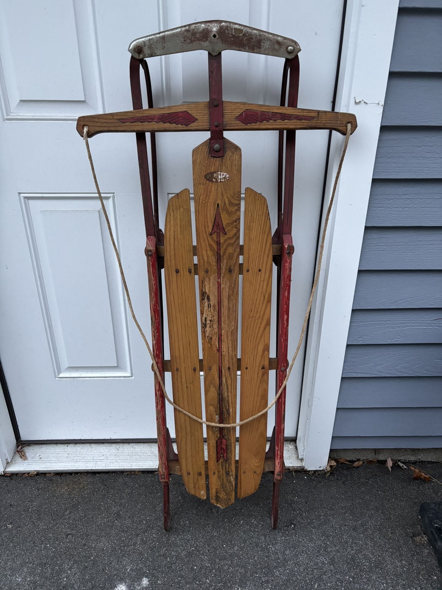 1940’s 47H Flexible Flyer Wood Snow Sled