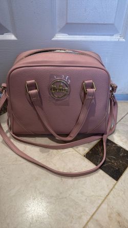 NEW ‼️ Juicy Couture IF THE CROWN FITS SATCHEL Bag Purse Taffy Pink, Handbag