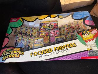 Pokémon Mega Evolution Ascended Heroes Focused Fighters Premium Collection