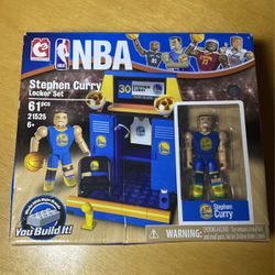 NBA Golden State Warriors C3 Construction Stephen Curry Locker Set Building Set #21525