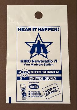Vintage Mariners Litter Bag 1979