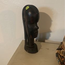 Hand Carved Africana Sculpture