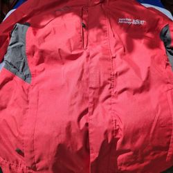 Eddie Bauer Red Jacket-"BECU"