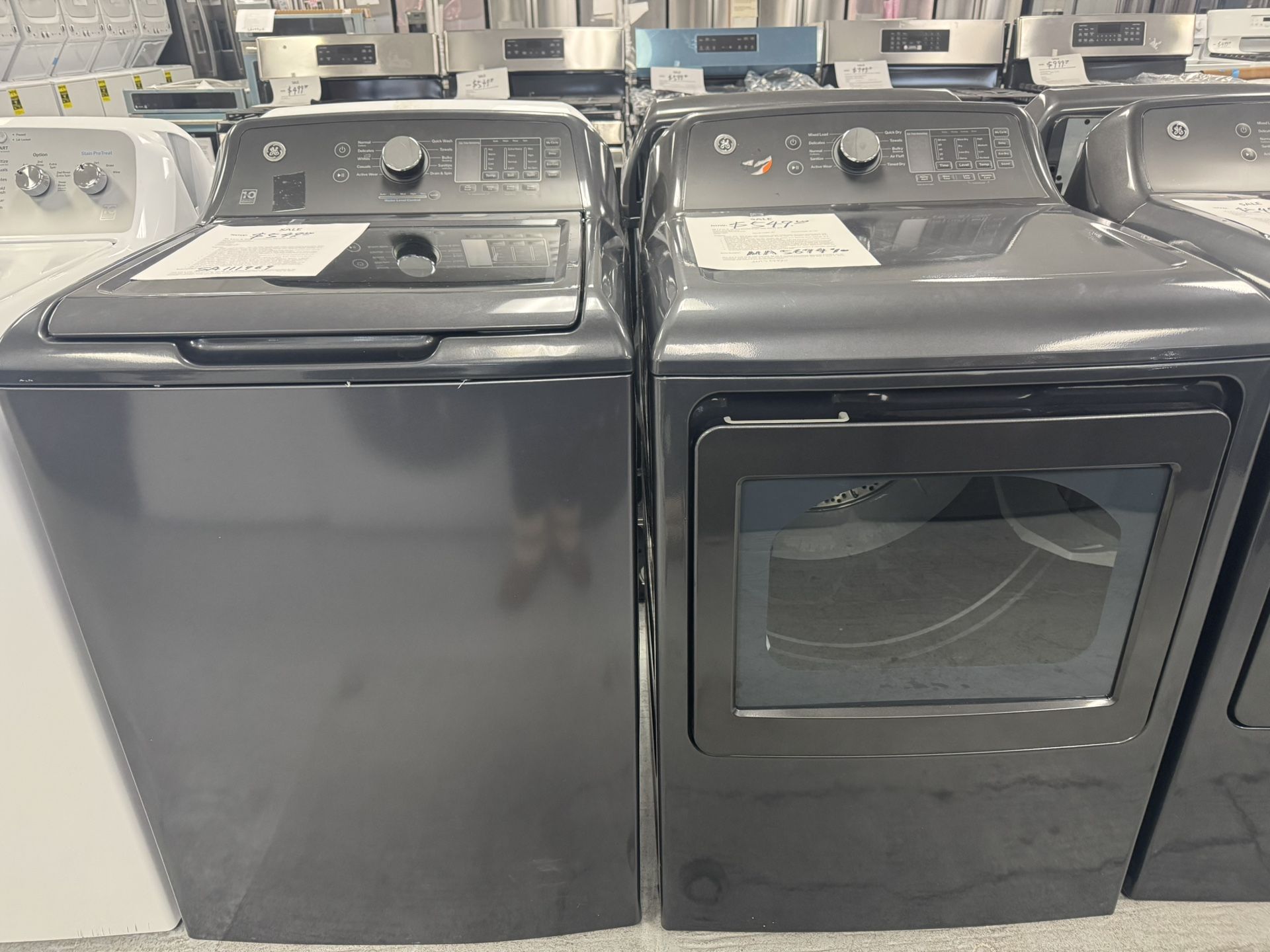 GE Top Load Washer And Dryer Set