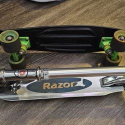Penny Board And Razor Scooter