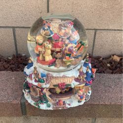 Musical Large Santa Globe