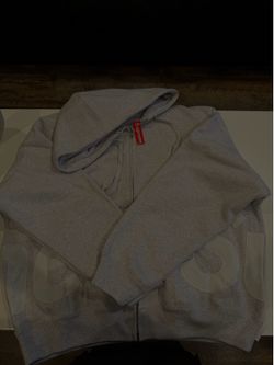 GREY SUPREME HOODIE