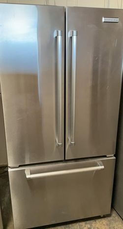 Kitchen Aid 3 Door Stainless Steel Fridge
