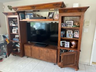 Wood Entertainment Center