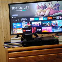 32" LG Tv And Fire cube 