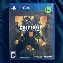 Call Of Duty Black Ops 4 PS4
