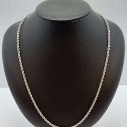 14K W/Gold Rope Chain  