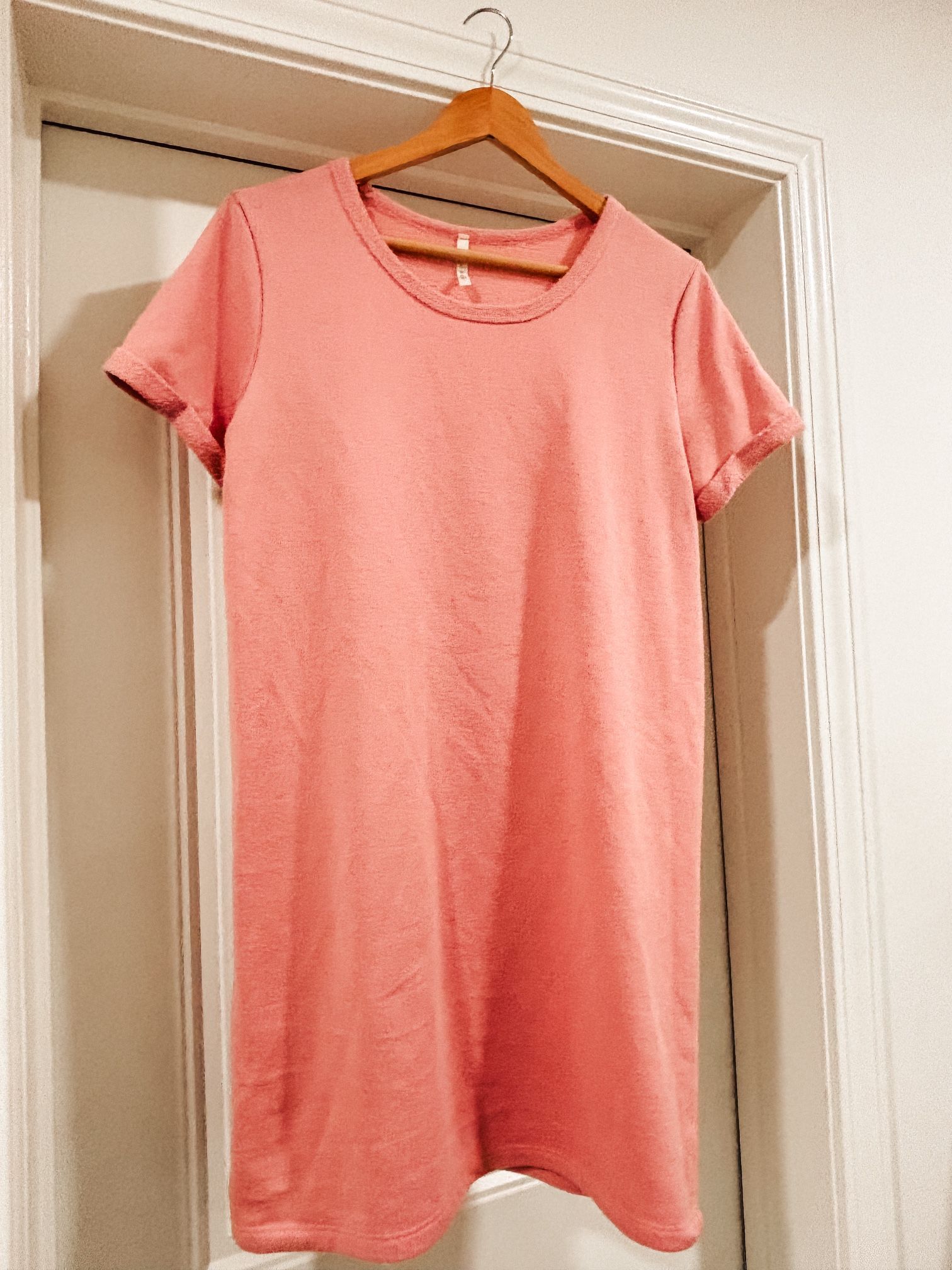 Women’s Lime n Chili Rust Super Soft T-Shirt Dress M