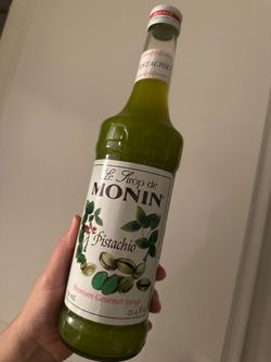 Monin Pistachio Syrup. NEW