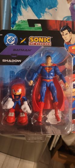 SONIC - DC COMICS KNUCKLES AND SUPERMAN ERROR