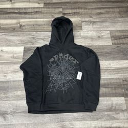 All Black Spider Hoodie