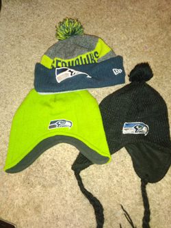 Seahawks Asult Beanie Bundle