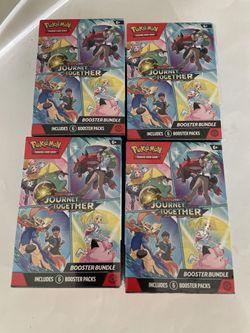 Pokemon4TCG Journey Together Booster Bundle SEALED - 6 Booster Packs